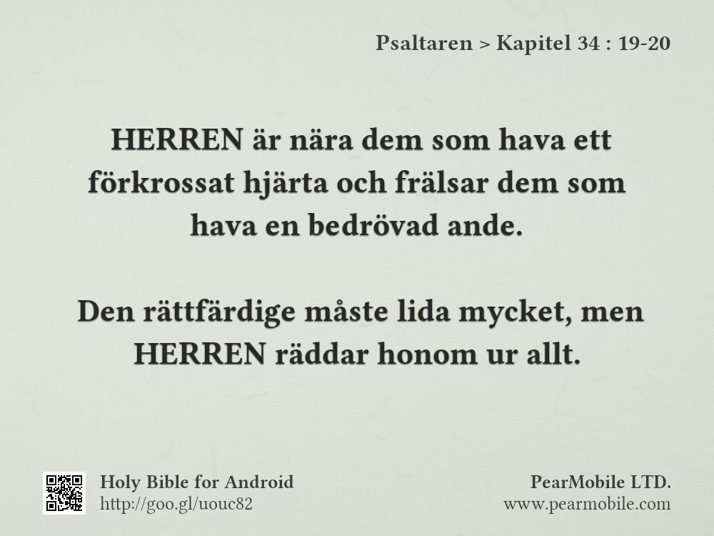 Psaltaren, Kapitel 34:19-20